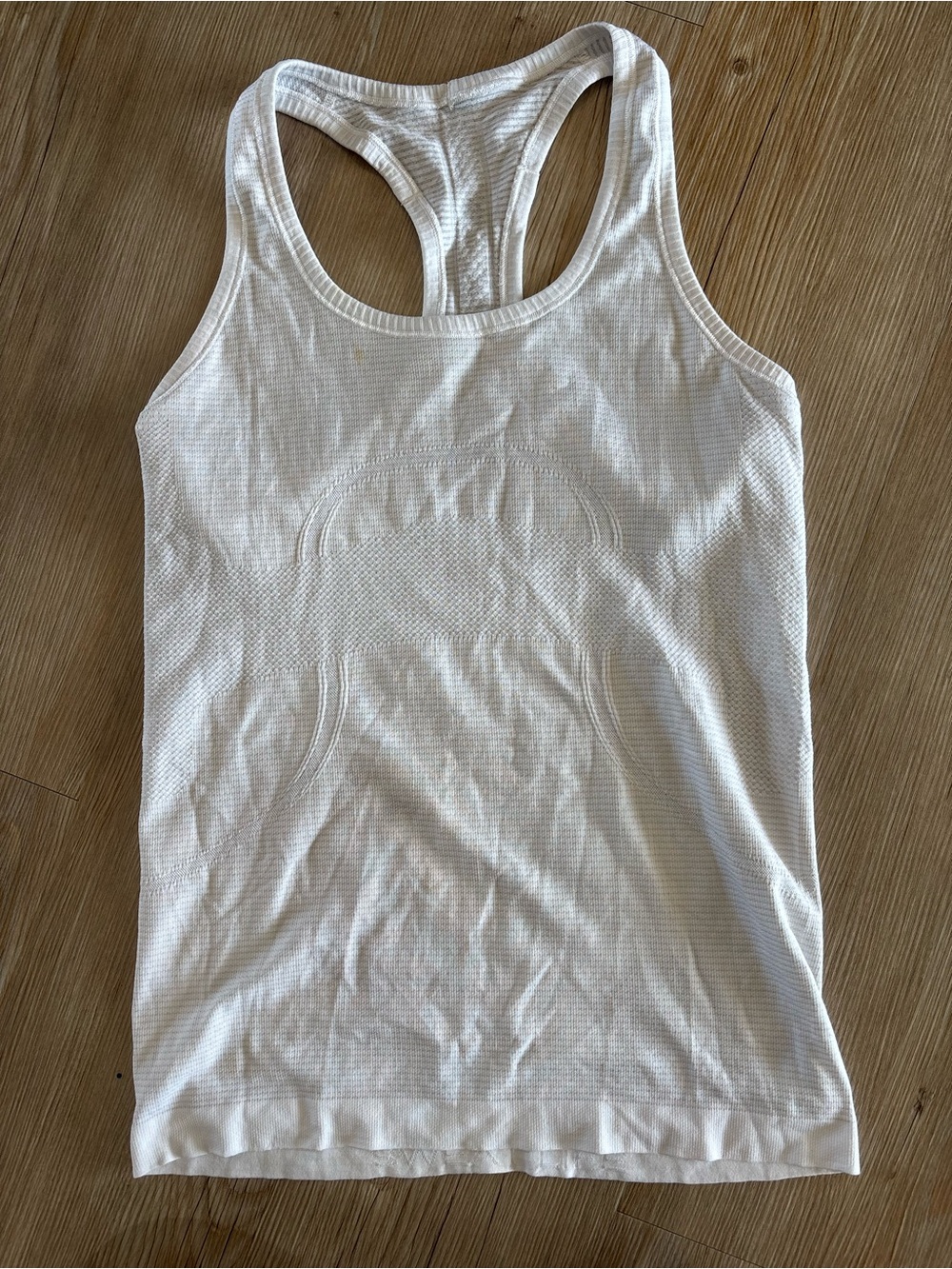 lululemon athletica Ivory Waffle Racerback Tank